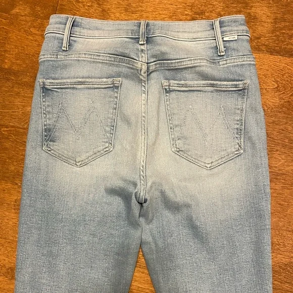 Mother Jeans The Hustler Ankle Light Blue Jeans 28 - Picture 7 of 17